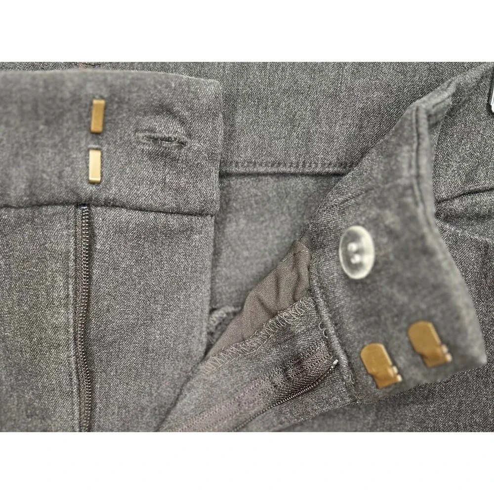 Old Navy High Rise Pixie Secret‎ Smooth Pockets Gray Dress Pants Women's 14 Tall
